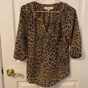 Loft leopard print top